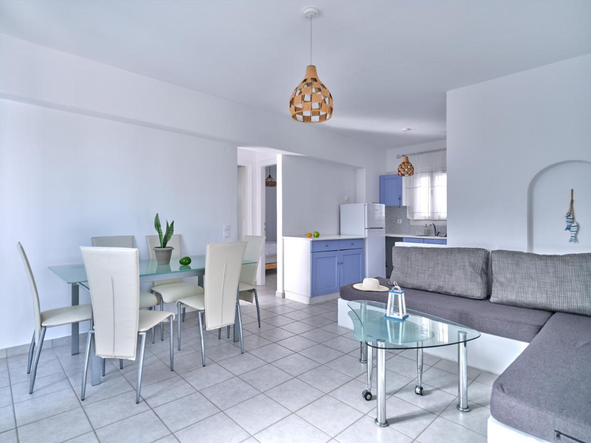 Lägenhet på 50 m² i Logaras - Pounda Beach, med 2 sovrum och 1 badrum  Piso Livadi Exteriör bild